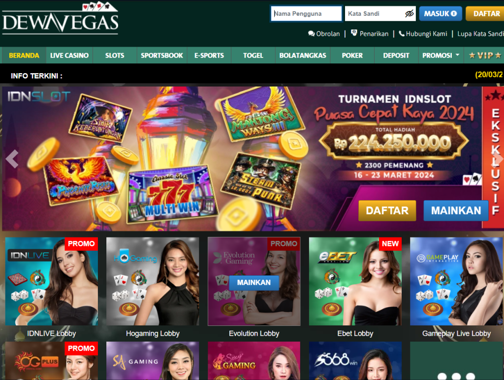 Slot Online: Kisah Sukses Pemain yang Mengubah Hidup di Situs DEWAVEGAS